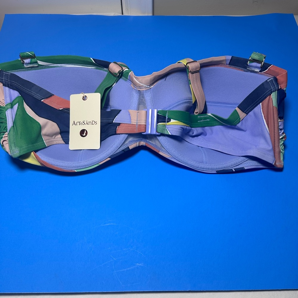 🌼 ARTESANDS  LAV BOTTICELLI UNDERWIRE BIKINI TOP D/DD CUP‎  NWT - Picture 6 of 8